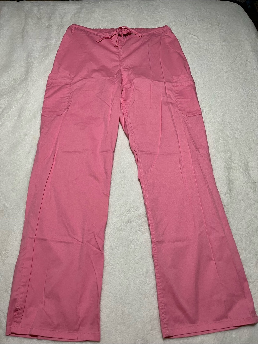 Butter Soft Pink Drawstring Scrub Pants